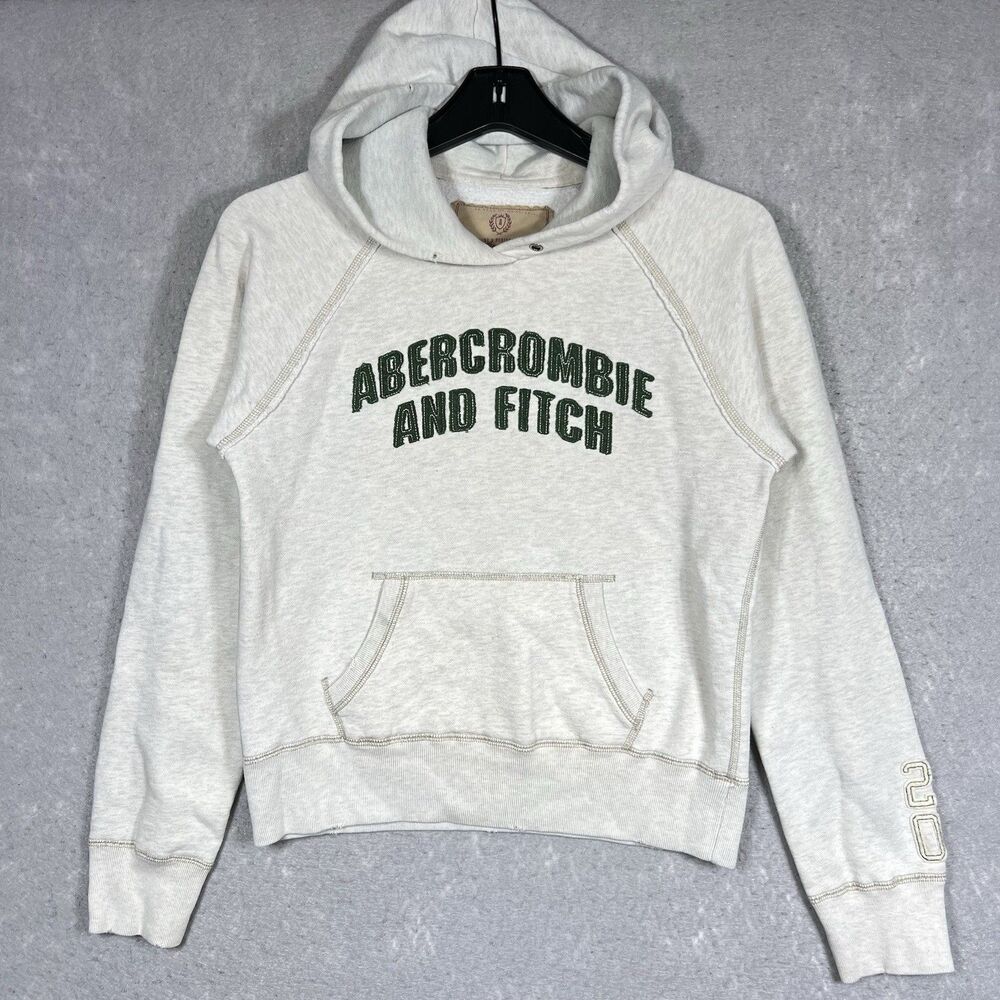 VTG Abercrombie & Fitch Hoodie Women’s Medium Long Sleeve Pullover Sweatshirt